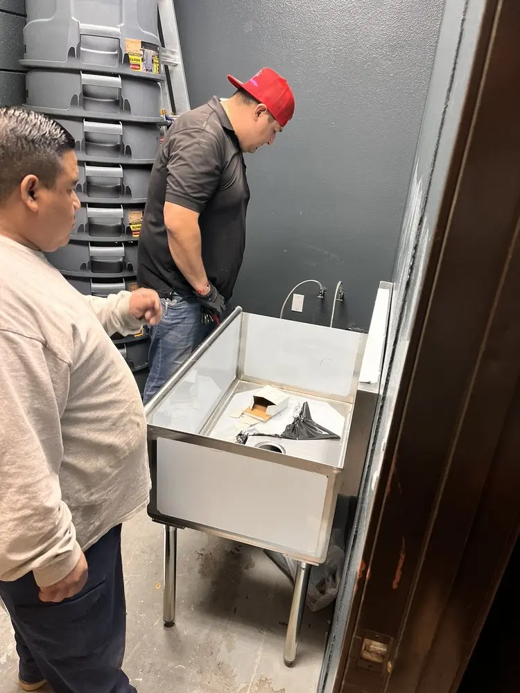 Commercial plumbing and sink installation in Wanapum Village